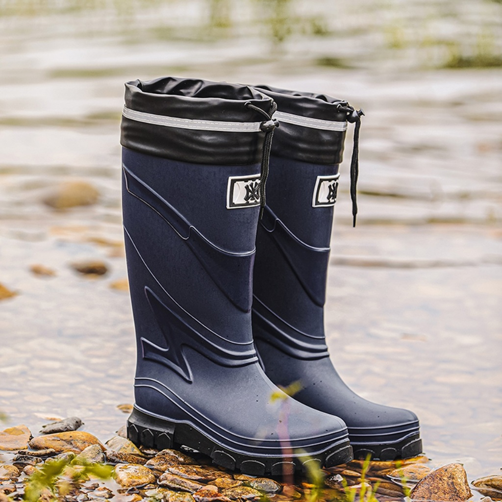 Jual Sepatu Sawah Pria Boots Tinggi Panjang Waterproof Kerja Proyek ...