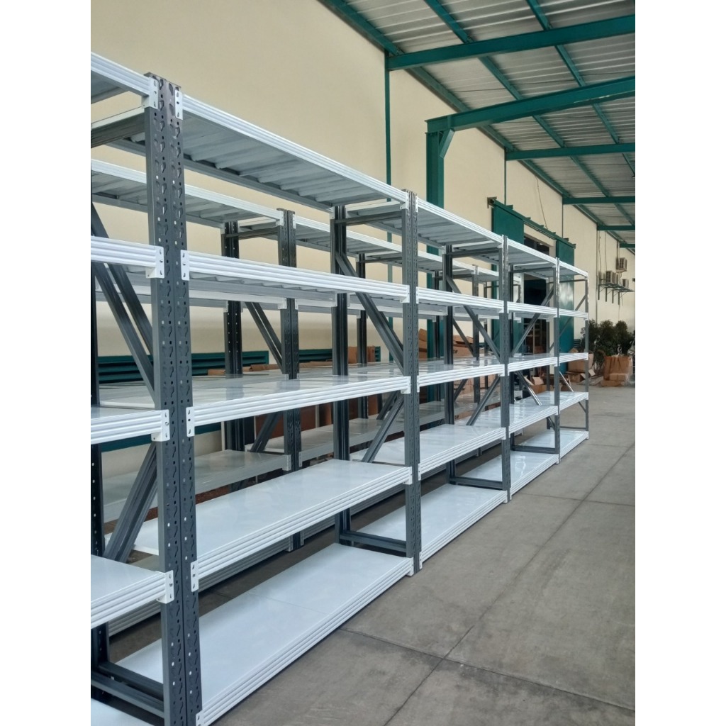 Jual RAK GUDANG BESI 300KG 2.5 METER 4 TINGKAT | AYORACK AL3-2025S ...