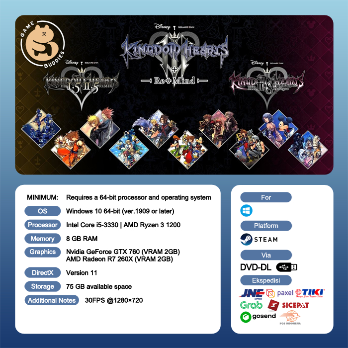 Jual Kingdom Hearts Integrum Masterpiece Steam ( Offline ) Game PC ...