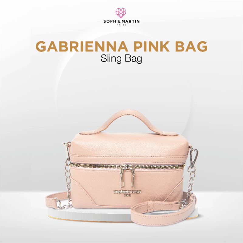 Jual Sophie Martin Tas Gabrienna Tas Selempang Wanita Sling Bag Warna Hitam Pink Cokelat dan Cream Shopee Indonesia