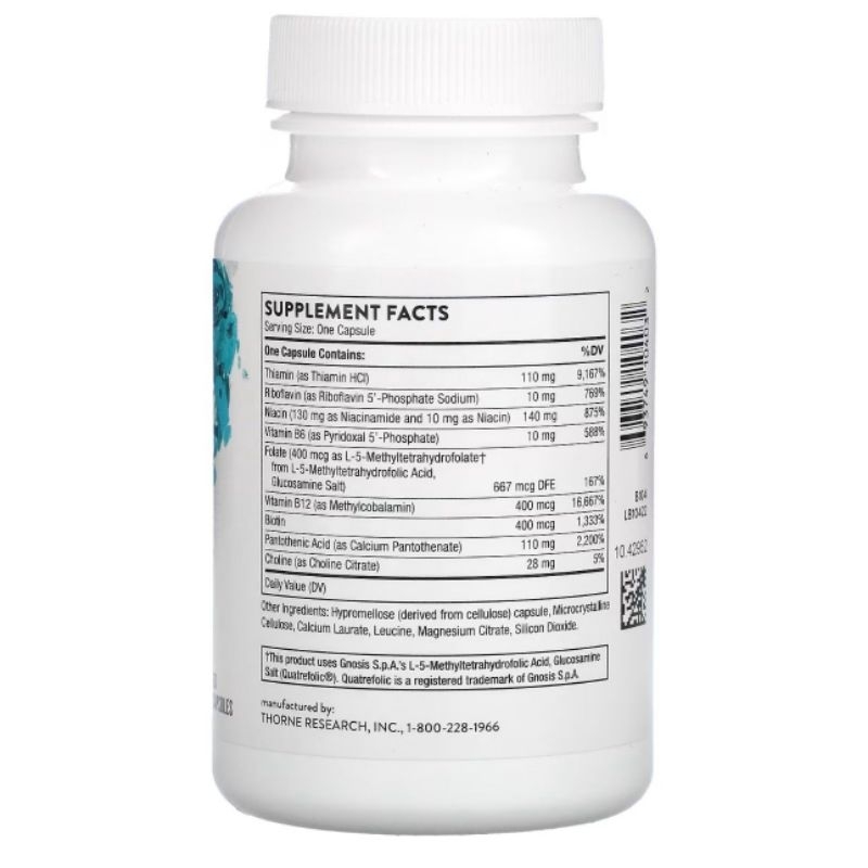 Jual BASIC B COMPLEX THORNE RESEARCH ISI 60 | Shopee Indonesia