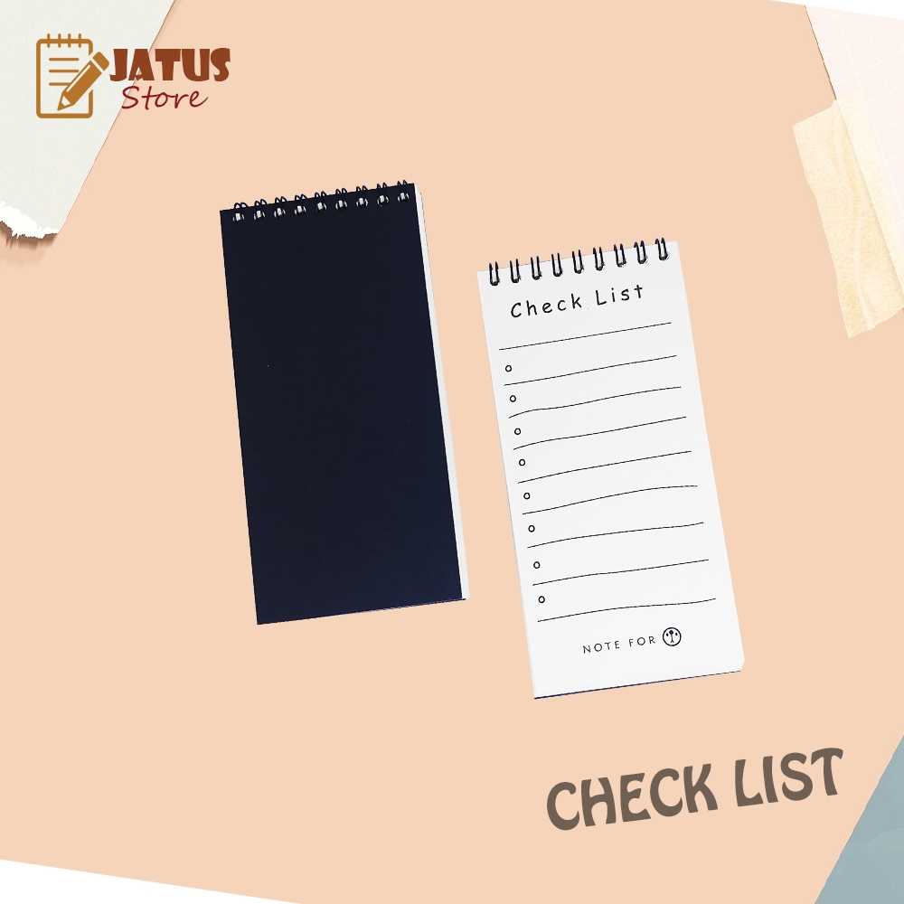 Jual CHECK LIST/NOTEBOOK CHECK LIST/NOTES/JOURNAL LIST/MURAH CATATAN ...