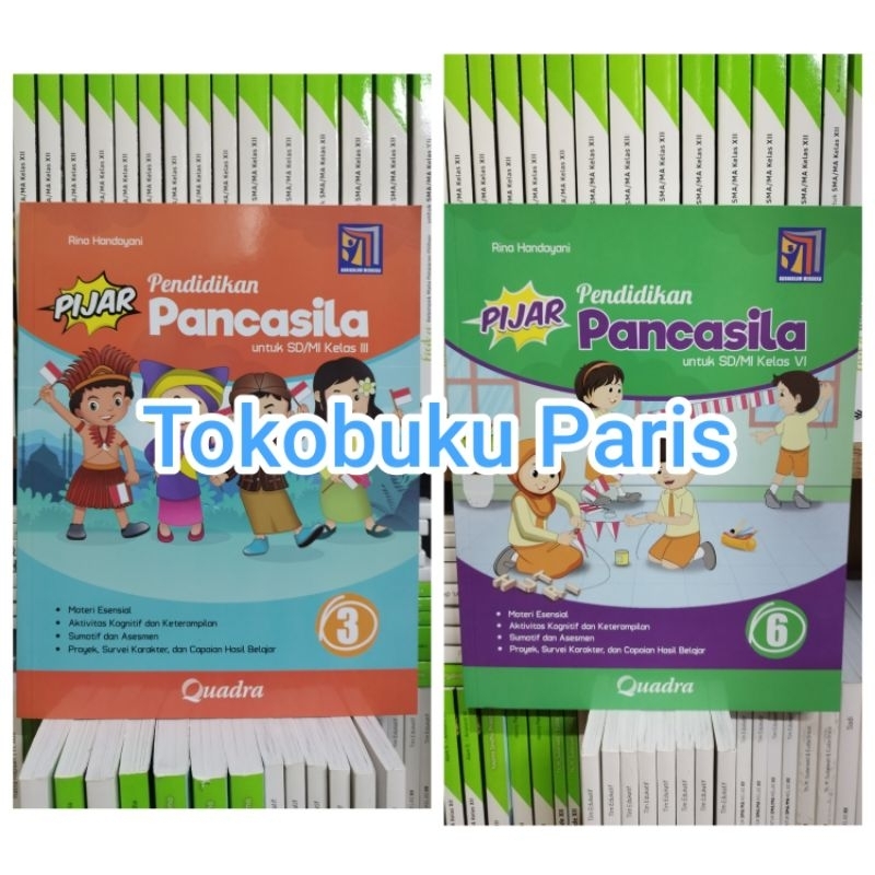 Jual ORI Buku Pijar Pendidikan Pancasila PPKN sd mi kelas 3 6 Kurikulum ...