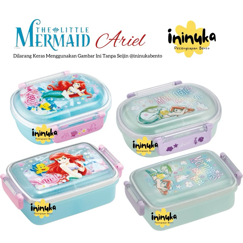 Jual [Skater] Bento Lunch Box Ariel Disney Little Mermaid Kotak Bekal ...