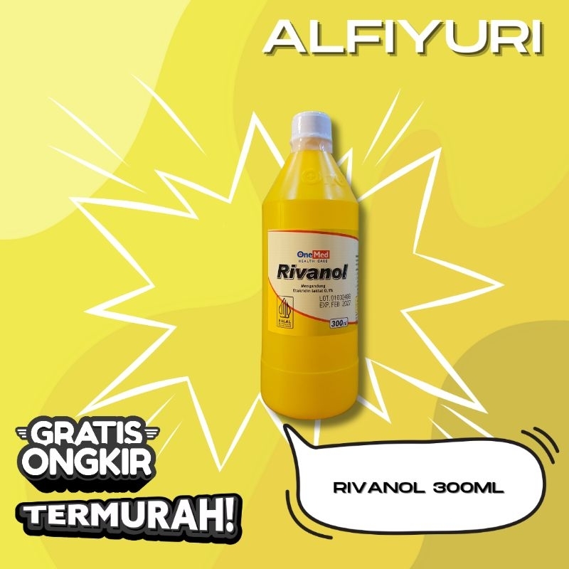 Jual rivanol onemed 300ml / cairan antiseptik luka | Shopee Indonesia