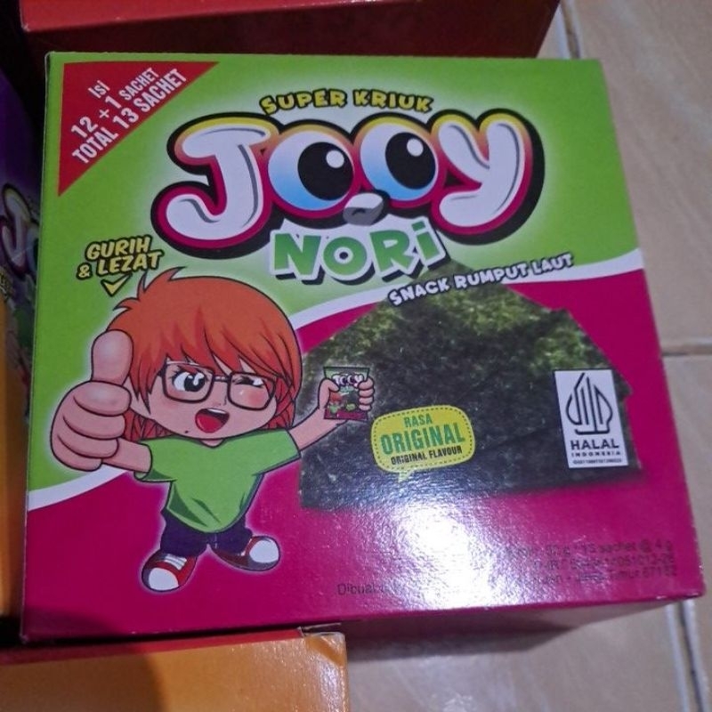 Jual JOOY NORI RUMPUT LAUT NETTO 12+1 SACHET X 4 GR | Shopee Indonesia