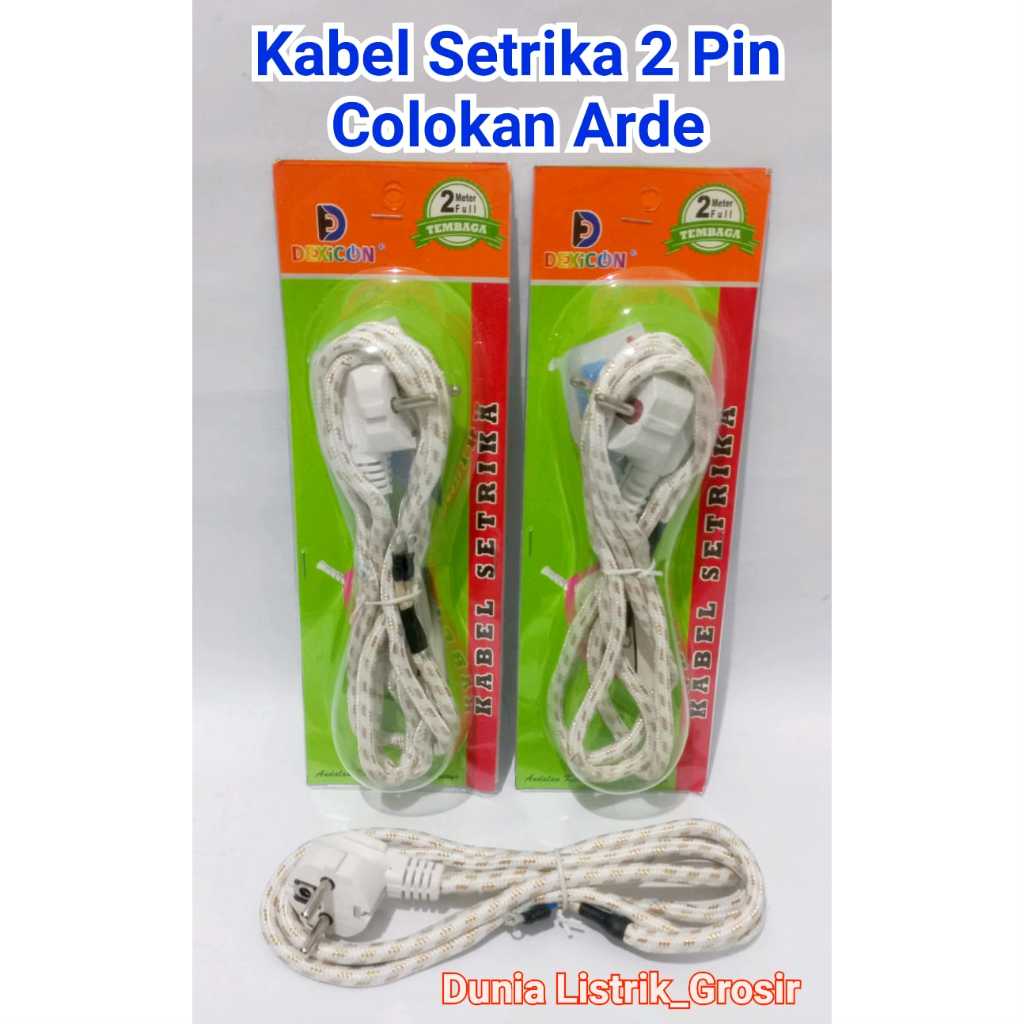 Jual Dexicon Kabel Setrika Murah Packing Vakum 2 Pin Kabel Setrika ...