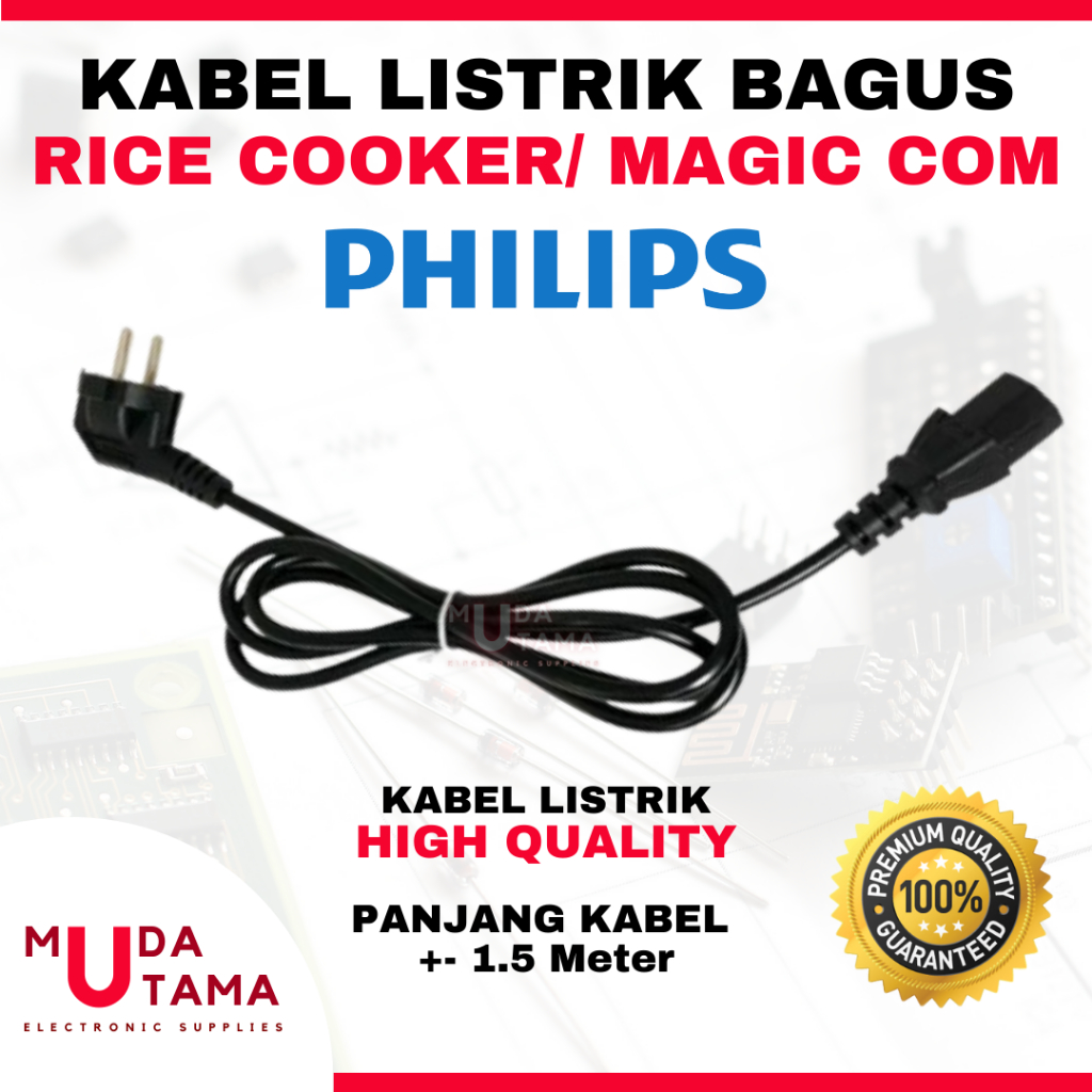 Jual Kabel Rice Cooker MagicCom PHILIPS | Cok Kabel MagicCom PHILIPS ...