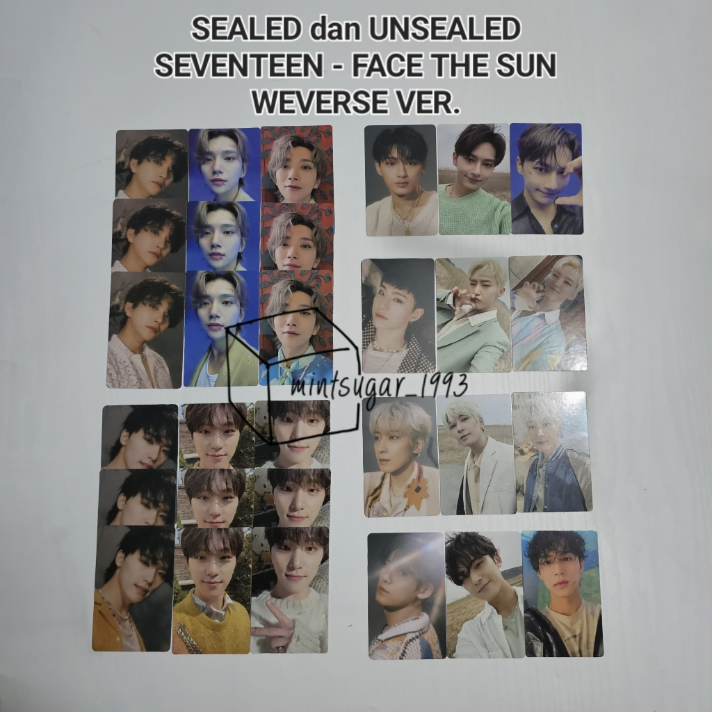 Jual [ Ready Stock SEALED / UNSEALED ] Seventeen - 4th Album Face
