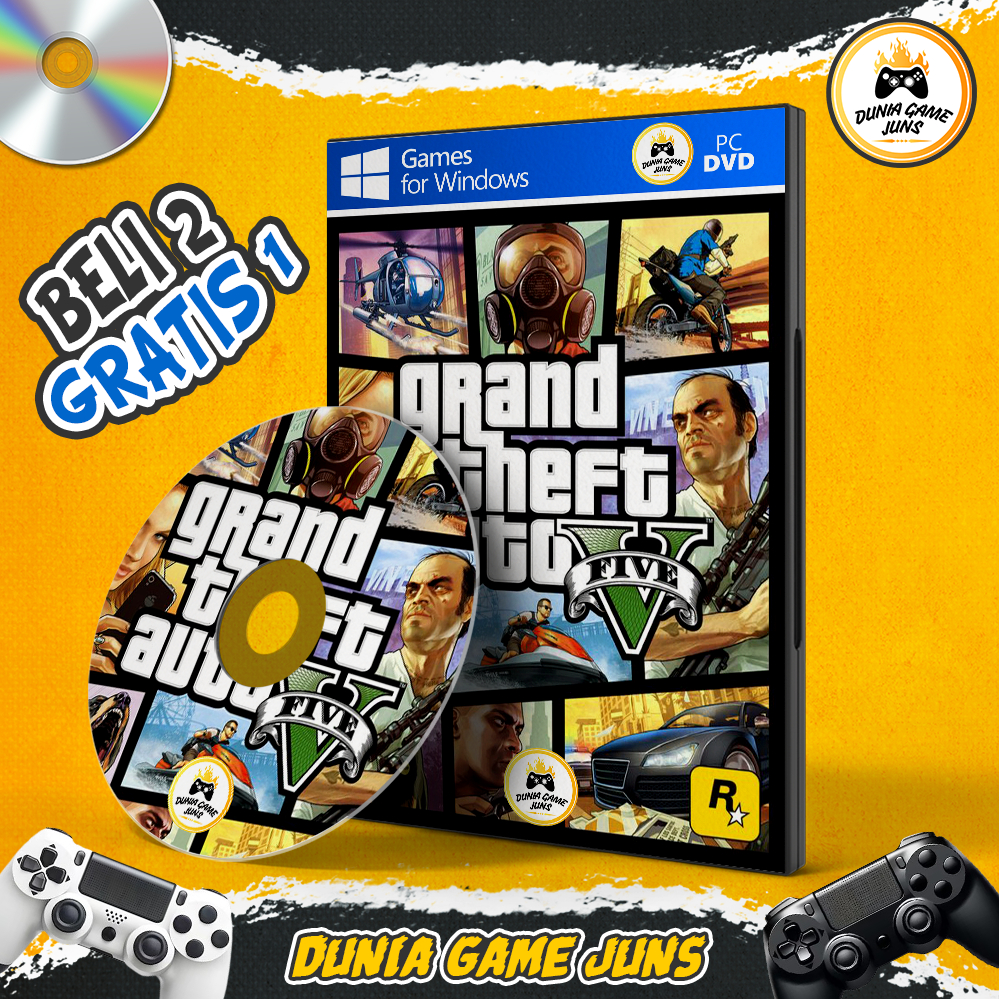 Jual GTA 5 | Grand Theft Auto 5 | GTA V | Grand Theft Auto V | CD/DVD