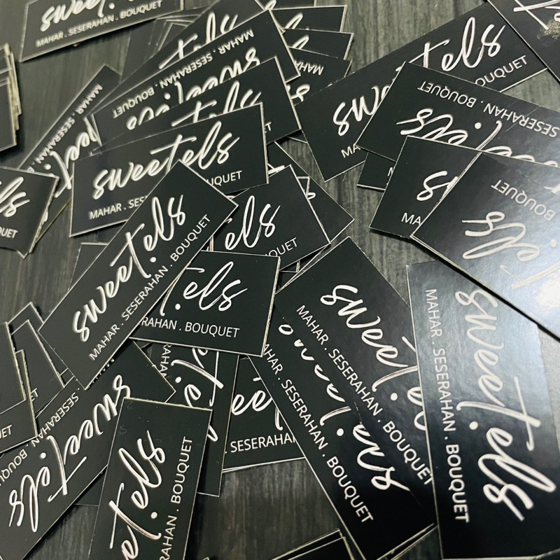 Jual stiker buket / sticker bouquet (Desain hitam putih) | Shopee Indonesia