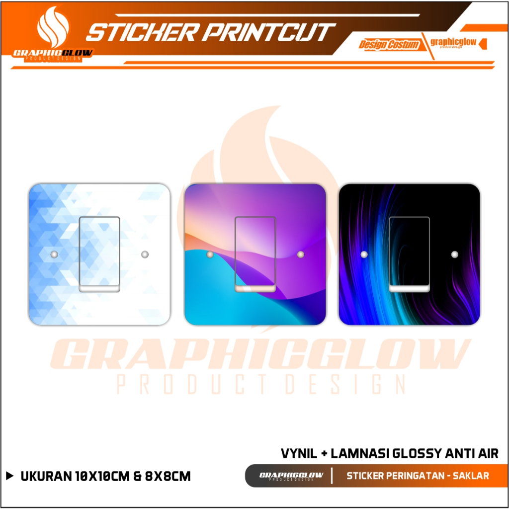 Jual STIKER SAKLAR LAMPU MODERN STICKER CETREKAN LAMPU RUMAH LUCU BISA ...