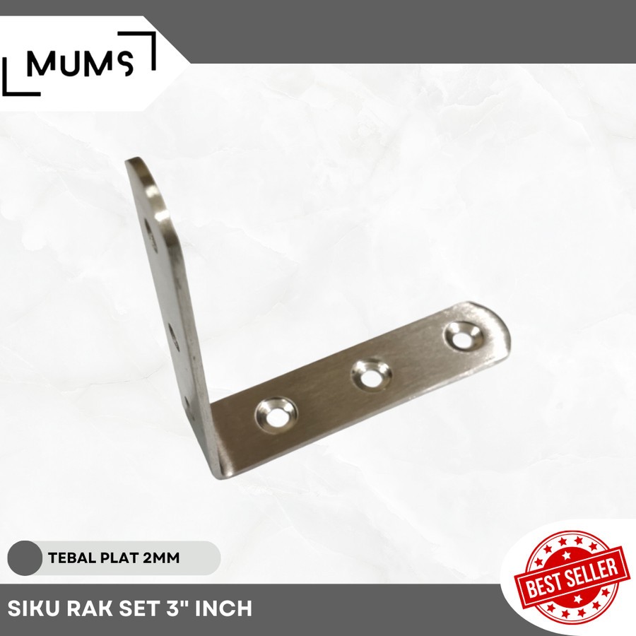 Jual MTG Plat Siku Rak Ambalan 3