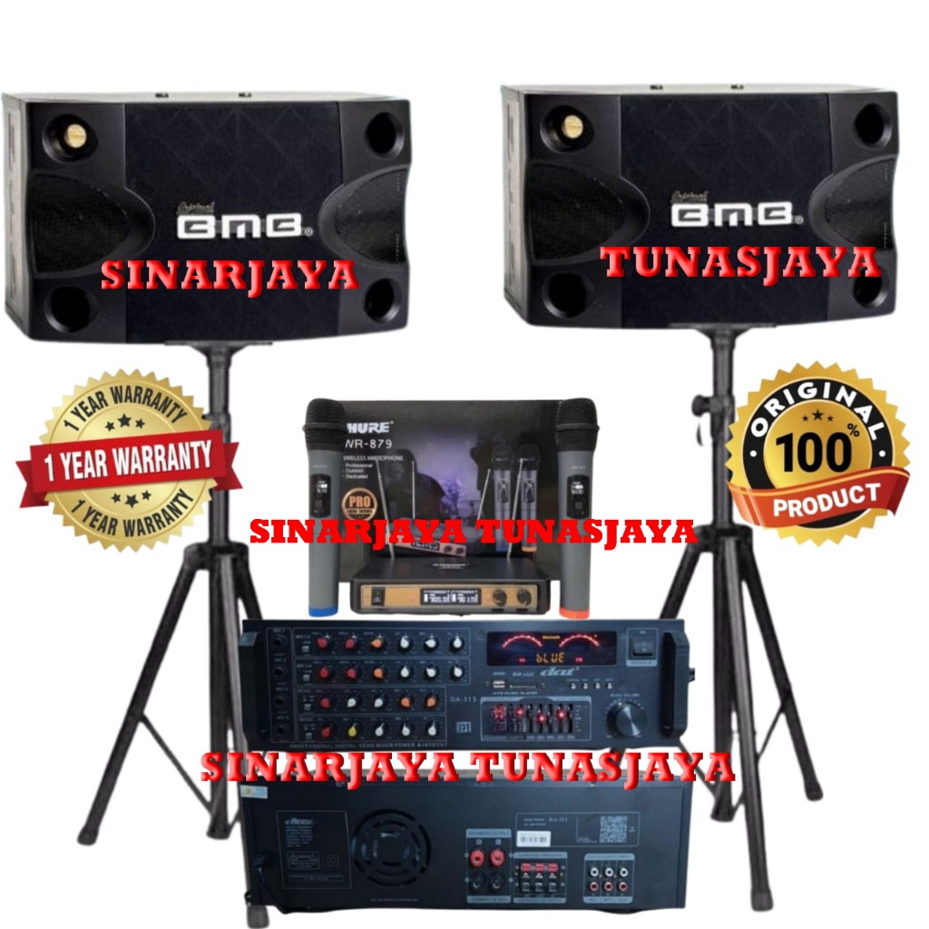 Jual paket sound system bluetooth bmb original paketan karaoke home ...