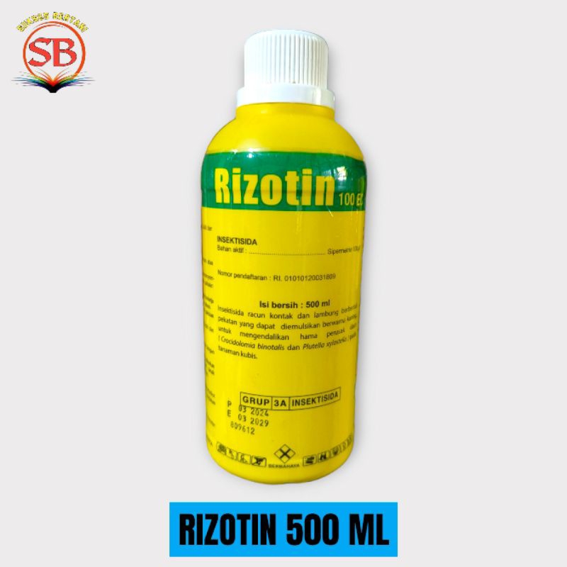 Jual INSEKTISIDA RIZOTIN 100 EC - 500 ML | Shopee Indonesia