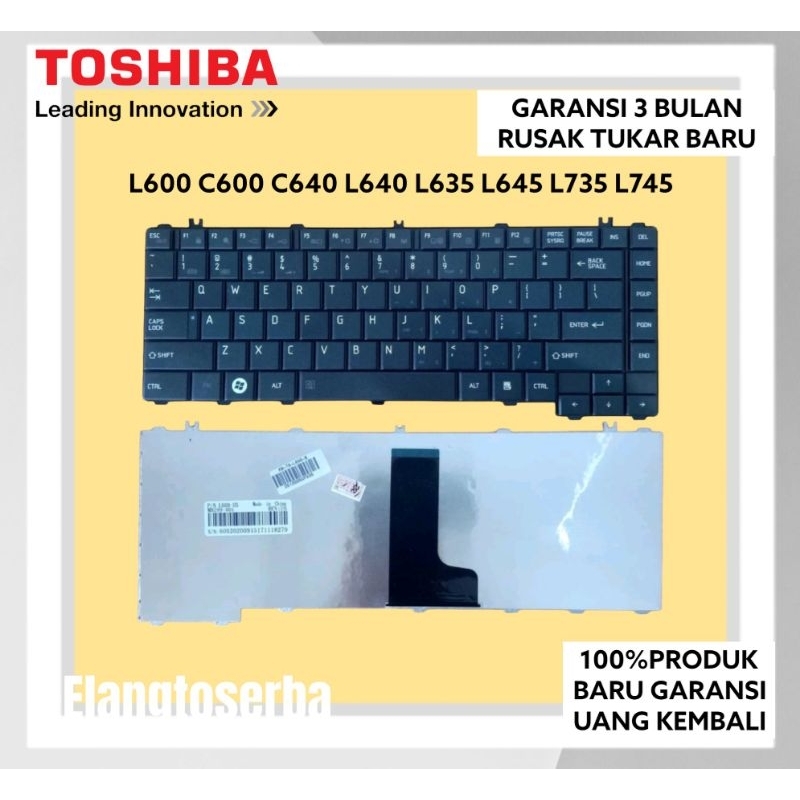Jual Keyboard Toshiba L600 L630 L635 L640 L645 C640 C600 | Shopee Indonesia