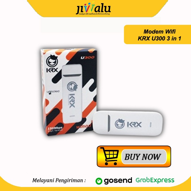 Jual Modem Wifi Stick Wingle KRX U300 4G LTE 3 in 1 | Shopee Indonesia
