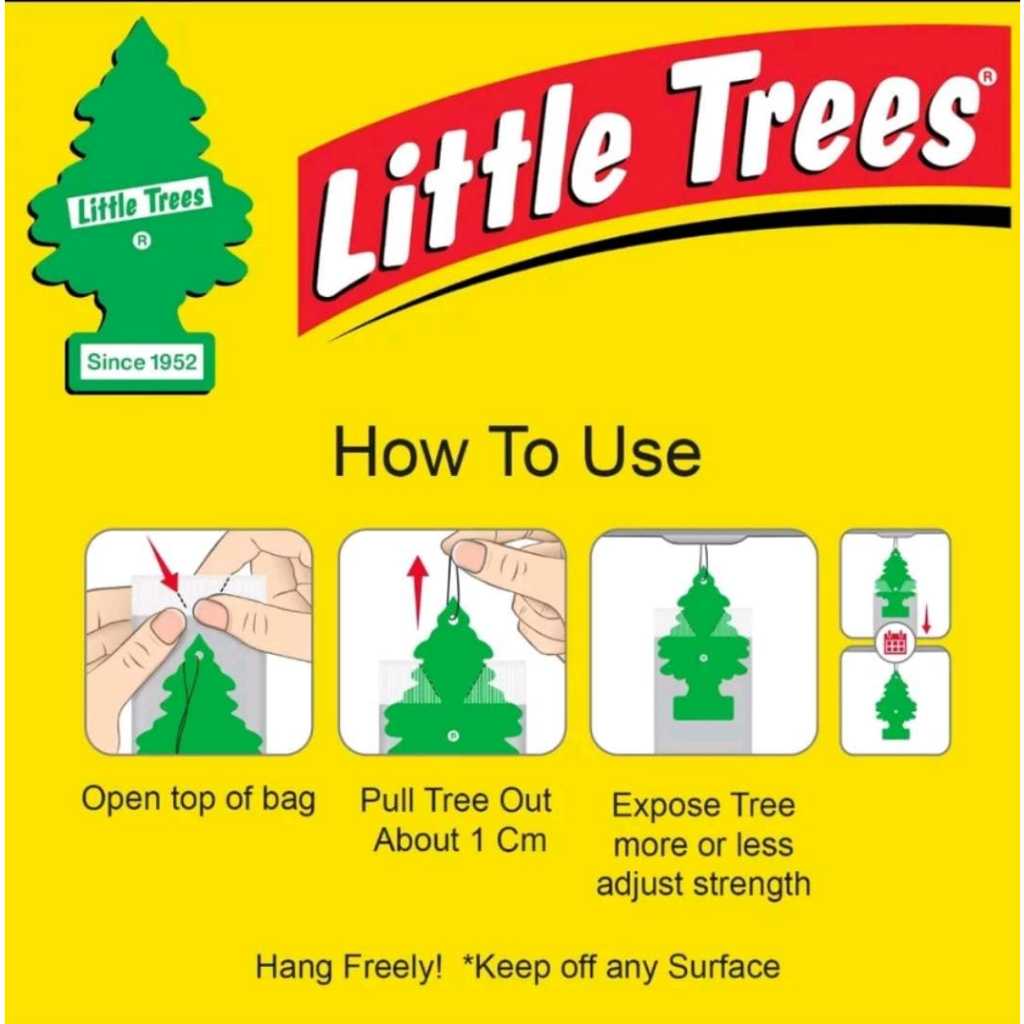 Jual parfum little trees vanilla aroma kuning original | Shopee Indonesia