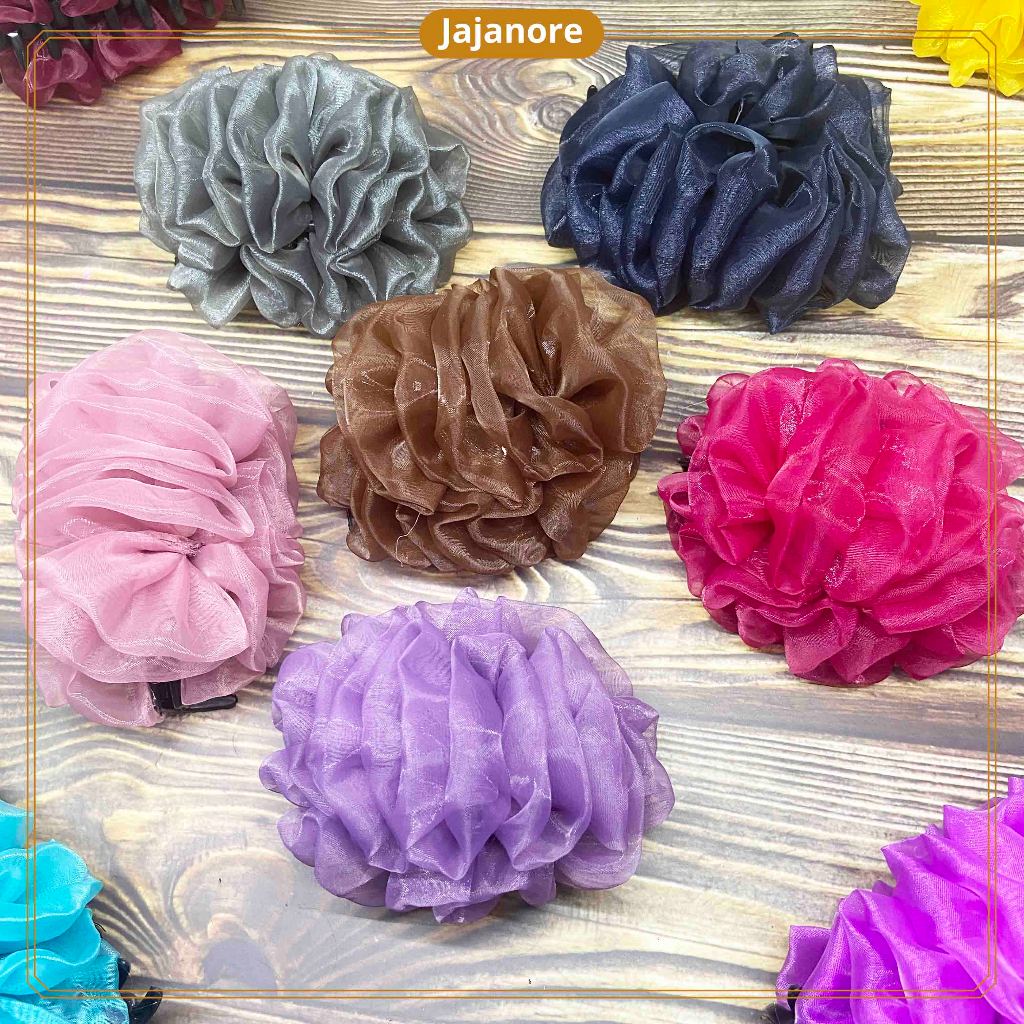 Jual JR - 11,5CM- JEPITAN RAMBUT CEPOL HIJAB WARNA KILAP JUMBO / JEPIT ...
