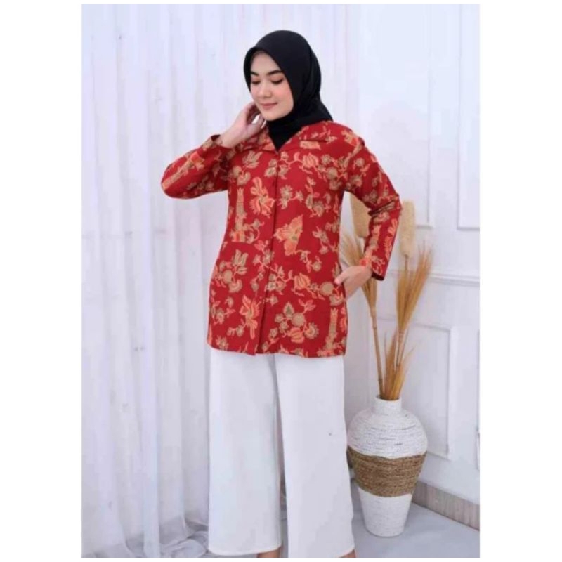 Jual Seragam batik dharma wanita persatuan terbaru 2024 full furing ...