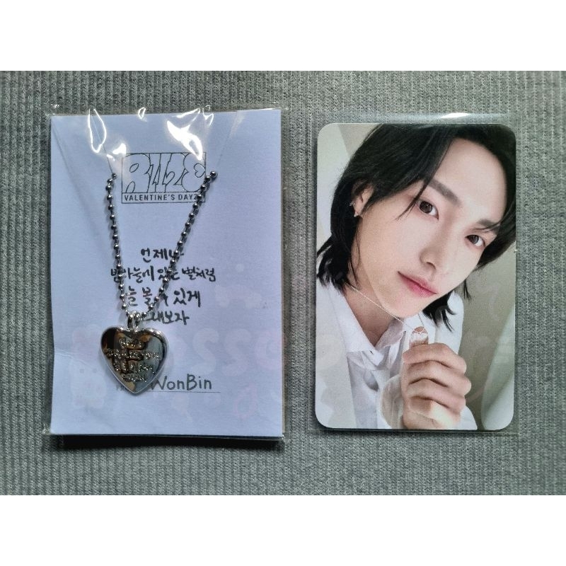 Jual [OFFICIAL] MD VALENTINE RIIZE - DAYRIIZE NECKLACE WONBIN set ...