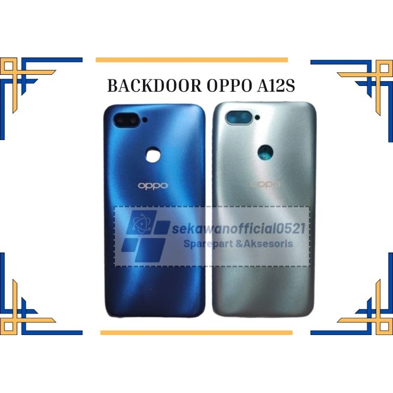 Jual Backdoor Oppo A12S Fulset Tombol On Off Volume & Cover Camera ...