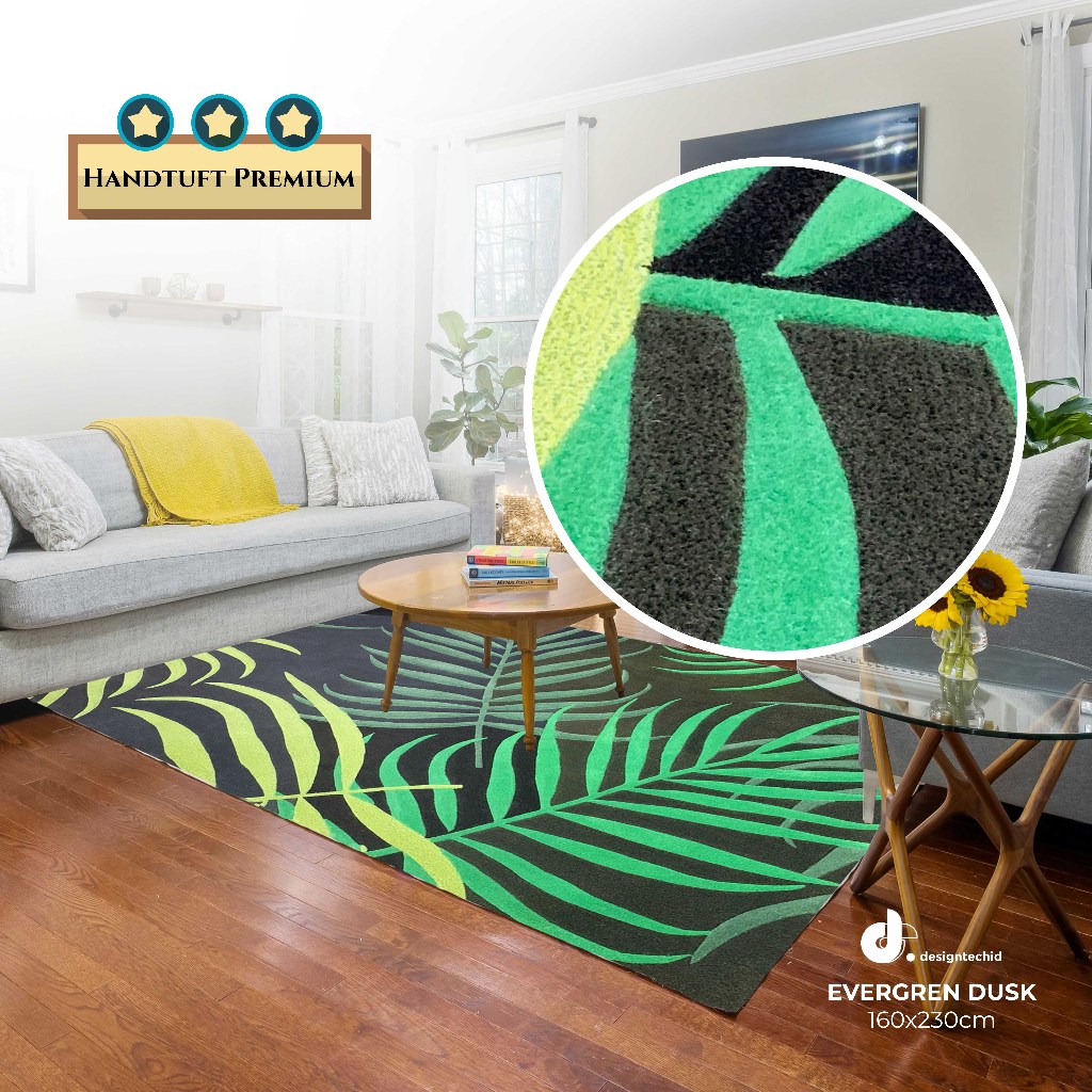 Jual Karpet Handtuft Rugs Premium 160x230 cm - Evergreen Dusk - Design ...