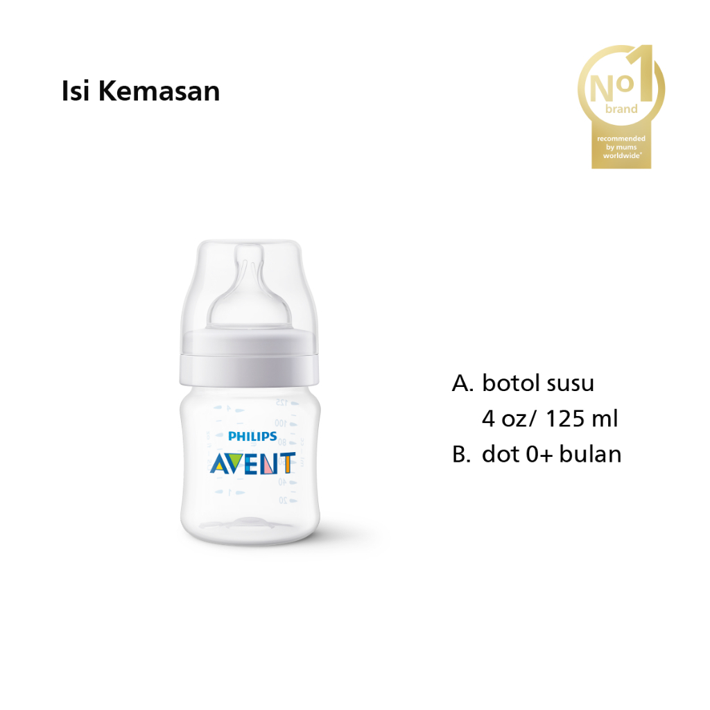 Botol Susu Philips Avent Classic Plus ORIGINAL 125ML 260 Ml