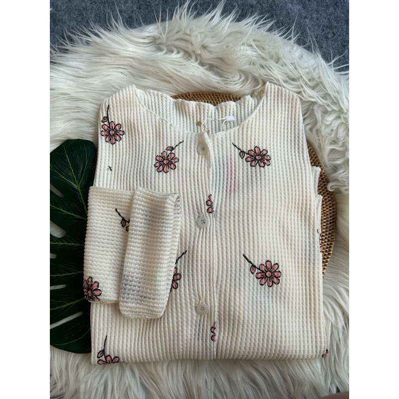 Jual CARDIGAN CROP RAJUT MOTIF // CARDIGAN RAJUT KOREAN STYLE // ATASAN ...