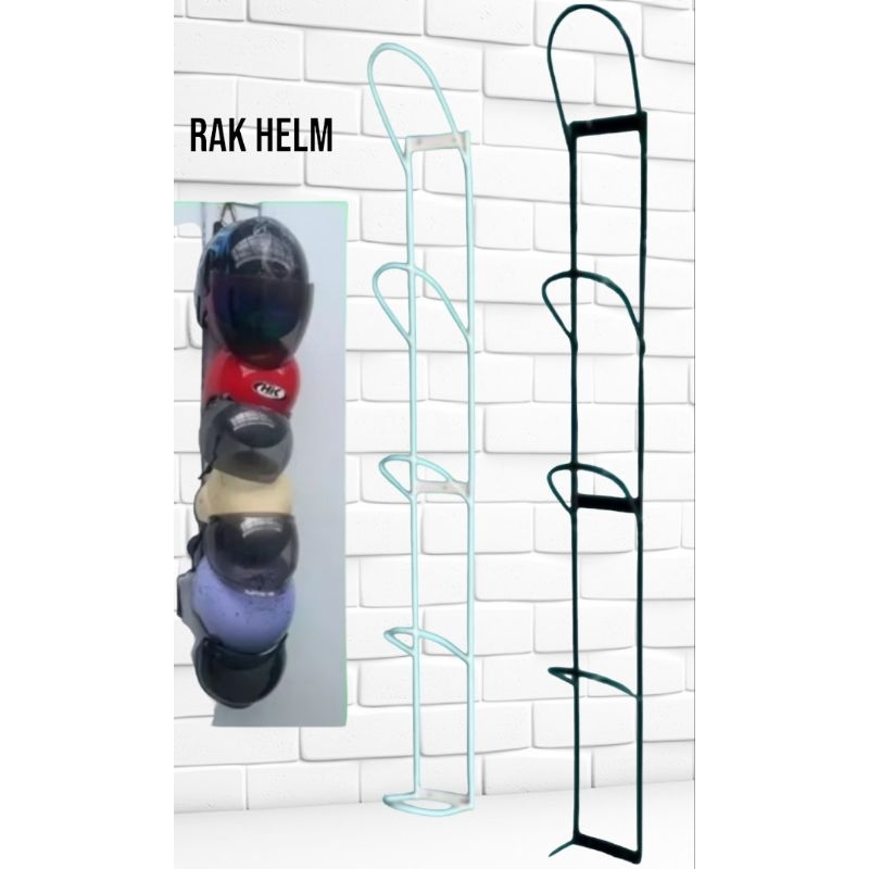 Jual RAK HELM BAHAN BESI TEBAL 3/4/5 SUSUN | Shopee Indonesia