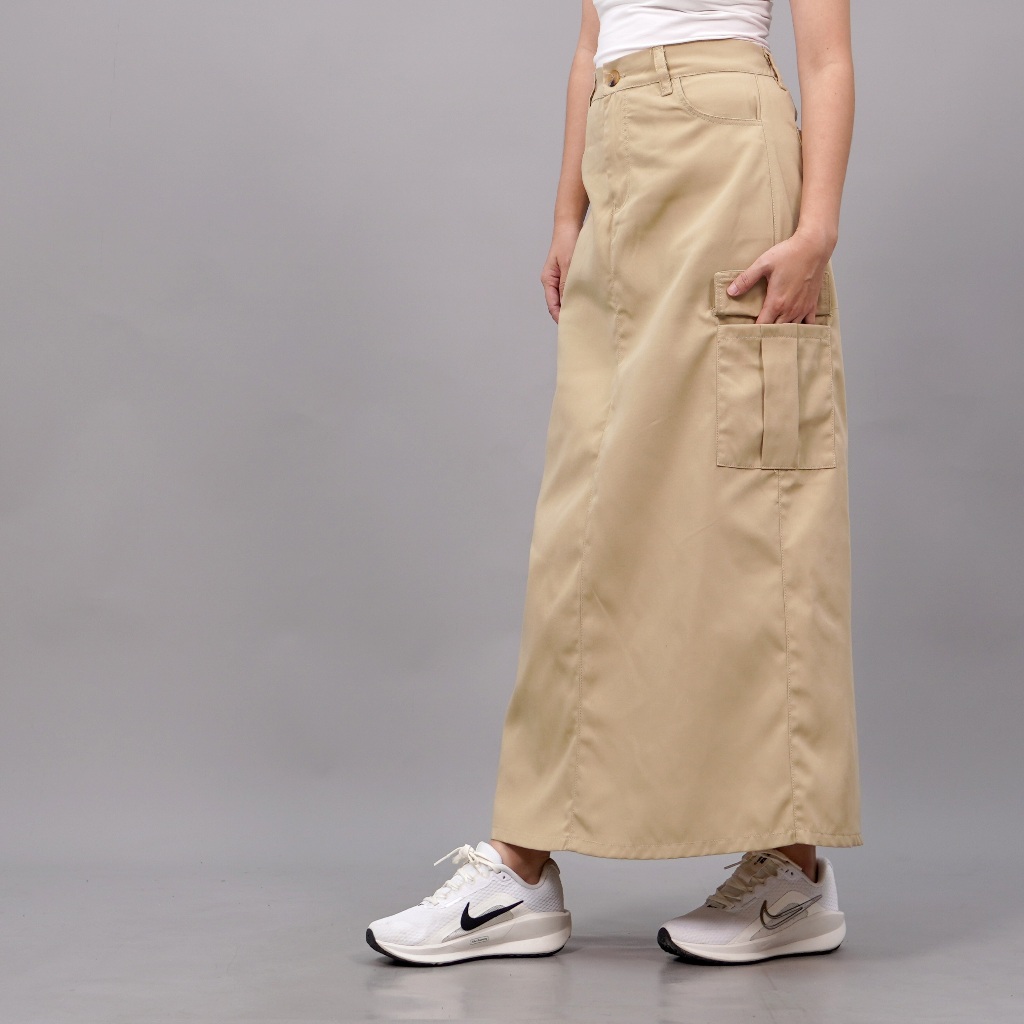 Jual Okechuku MAGGIE Rok Cargo Bawahan Wanita Kekinian Model Terbaru ...