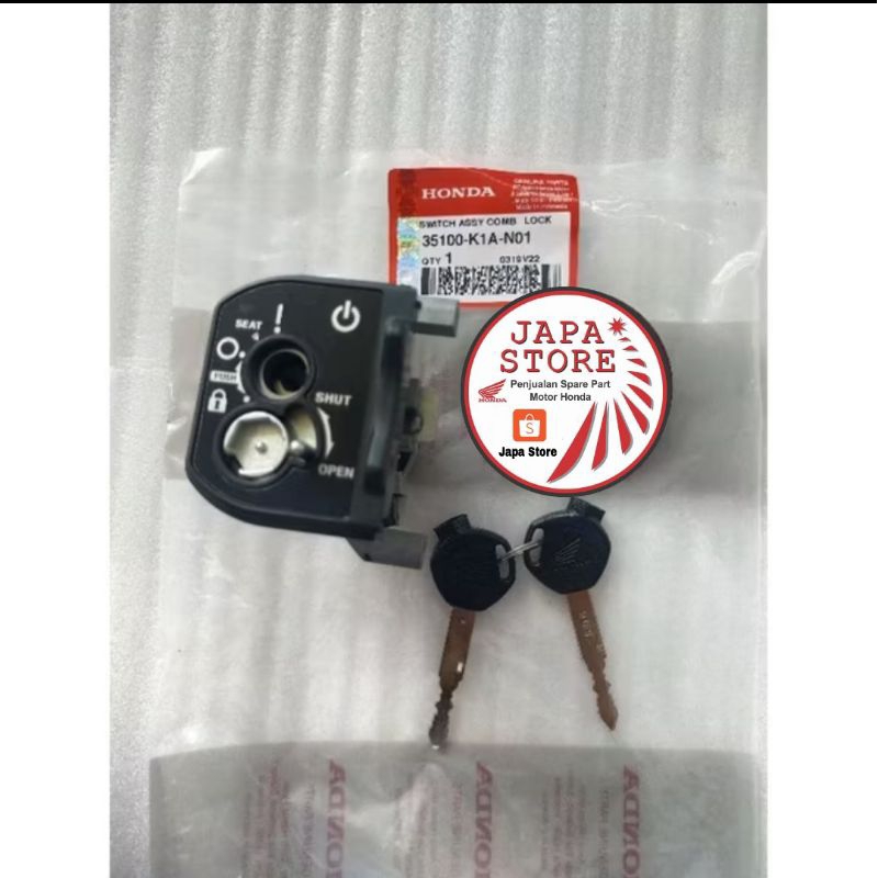 Jual 35101K1AN00 35100K1AN01 35010K1AN00 KUNCI KONTAK BEAT K1A 2020 KEY ...