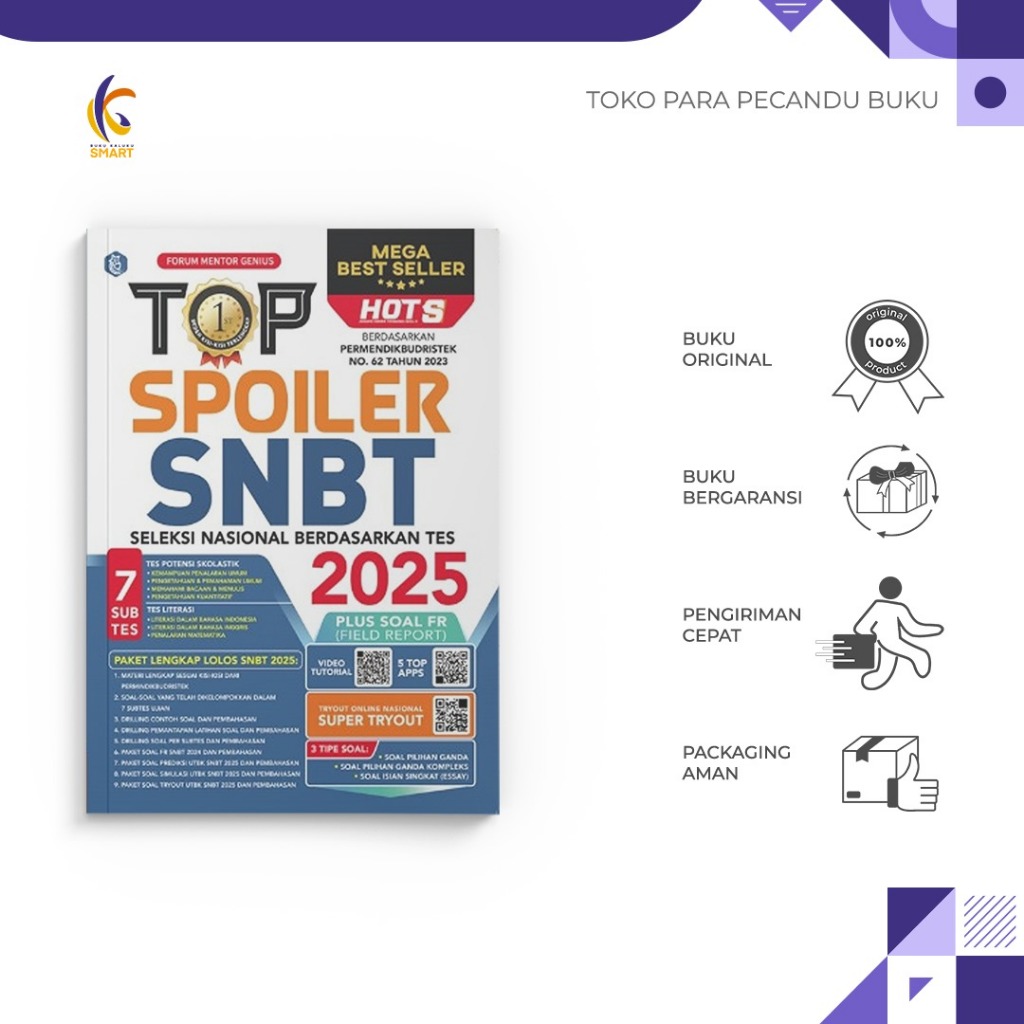 Jual Buku Referensi - Top Spoiler SNBT 2025 - Forum Mentor Genius