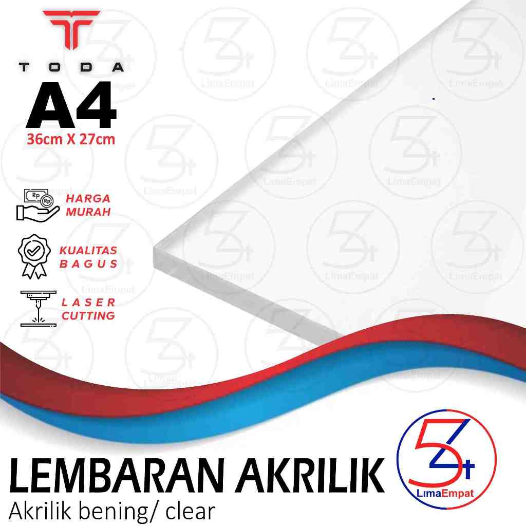 Jual Acrylic Sheet Lembaran Akrilik Clear - A4 | Shopee Indonesia