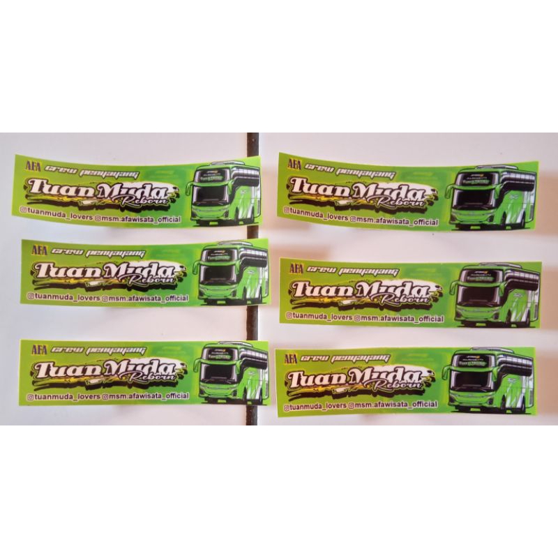 Jual Stiker bus baduri terbaru dari Tuan Muda Reborn lovers | Shopee ...