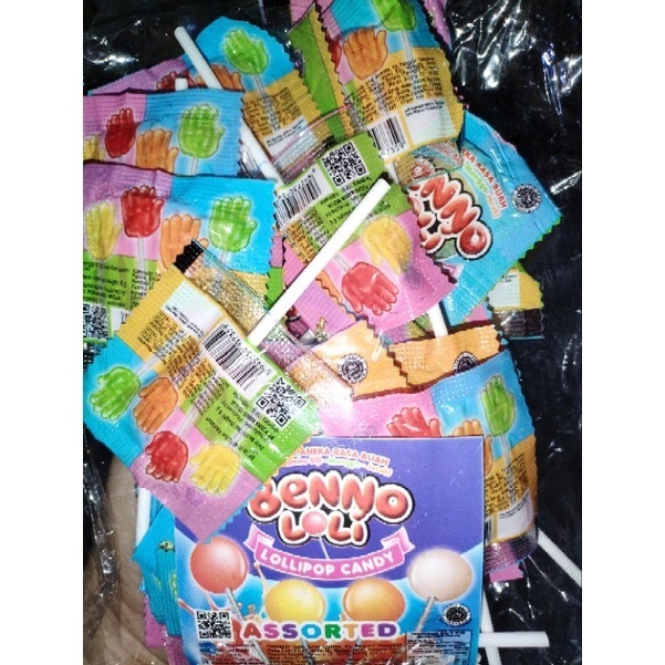 Jual BENNO LOLLI TANGAN/ Permen Lollipop Assorted 180gr(30pc) | Shopee ...