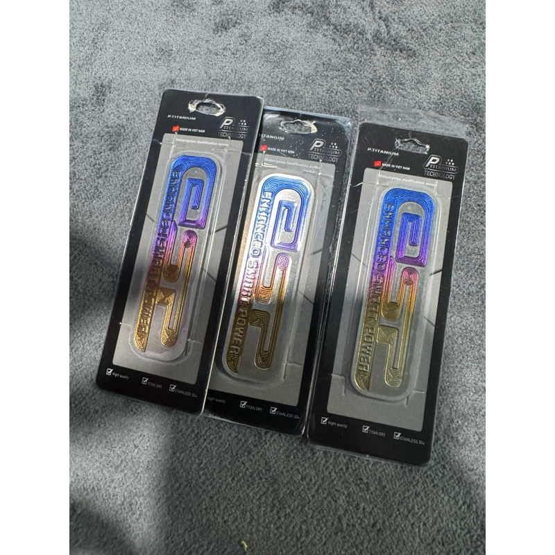Jual Emblem Titanium Filter Esp Original Vietnam harga satuan | Shopee Indonesia