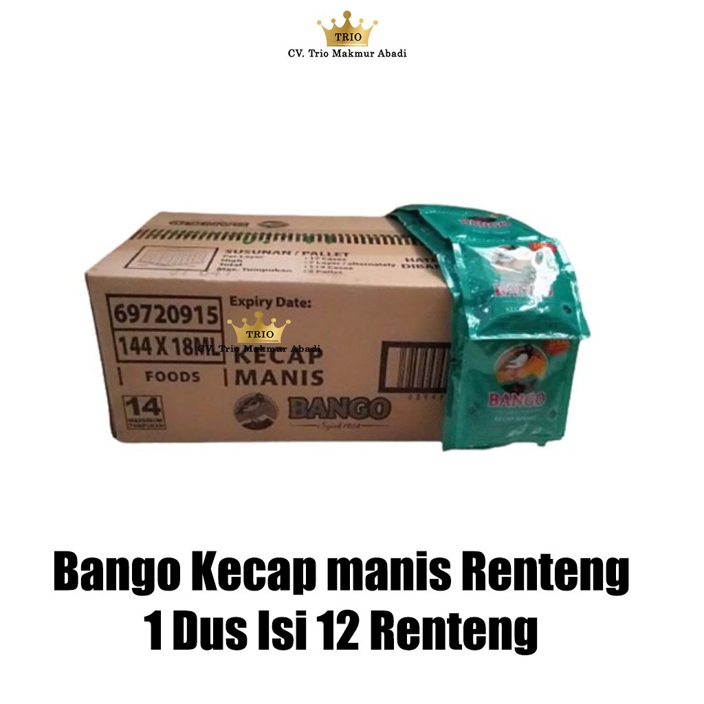 Jual Bango Kecap Manis 25ml Renteng 1 Dus Isi 12 Renteng | Shopee Indonesia