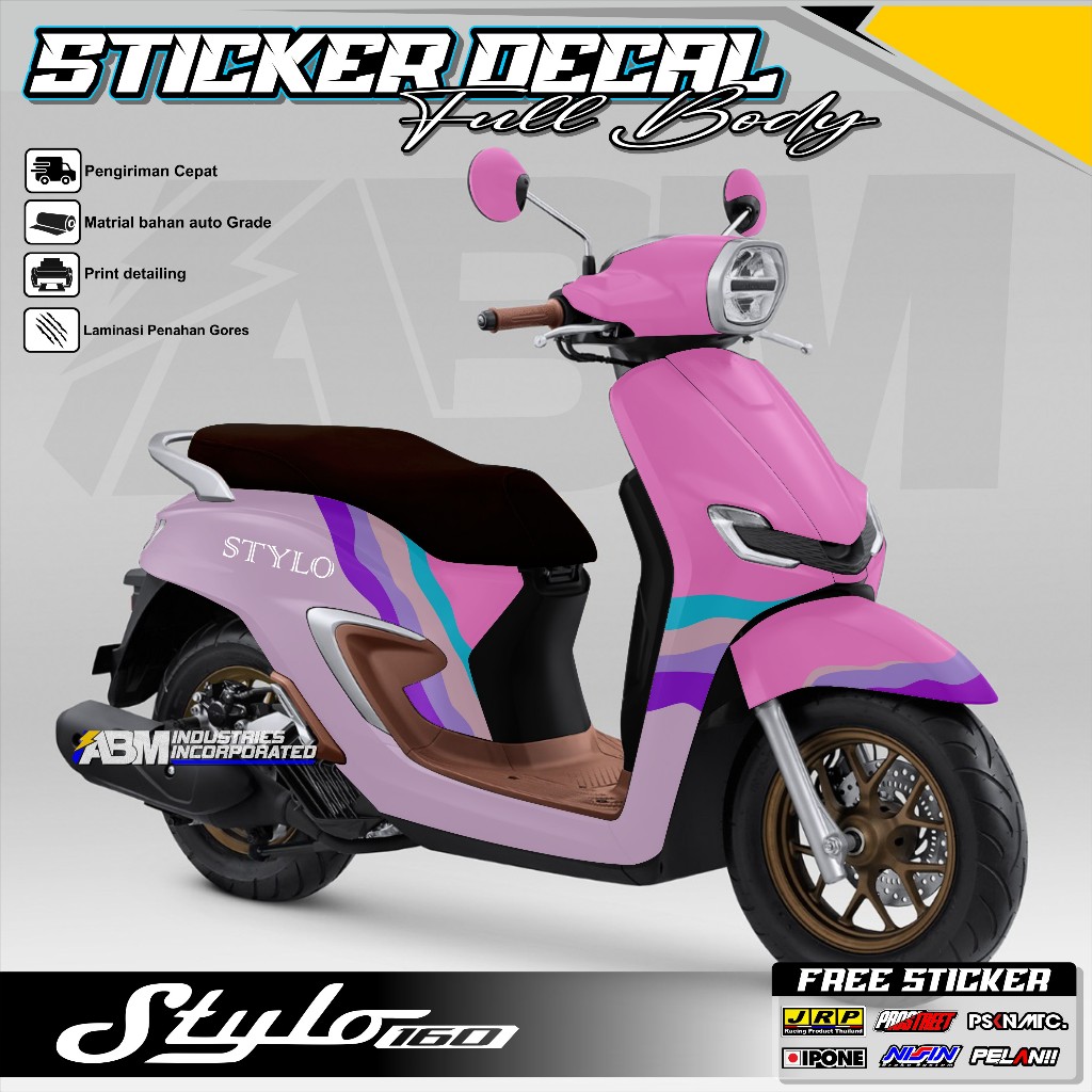 Jual DECAL STICKER STYLO 160 FULL BODY POLOS - STICKER FULL BODY MOTOR ...