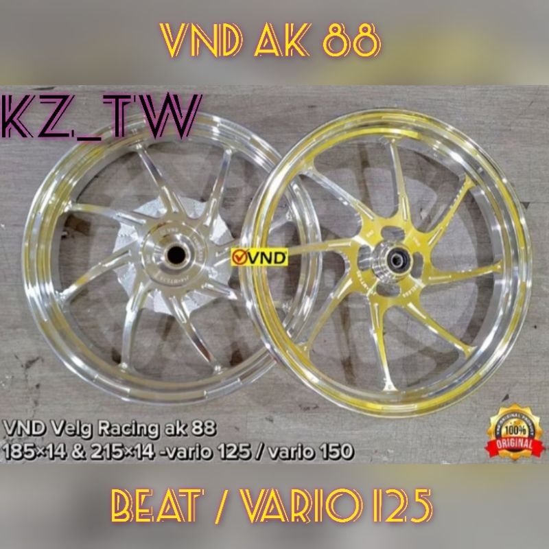 Jual Vnd Ak Velg Racing Ak Original Vnd Uk X X Vario Beat Vario