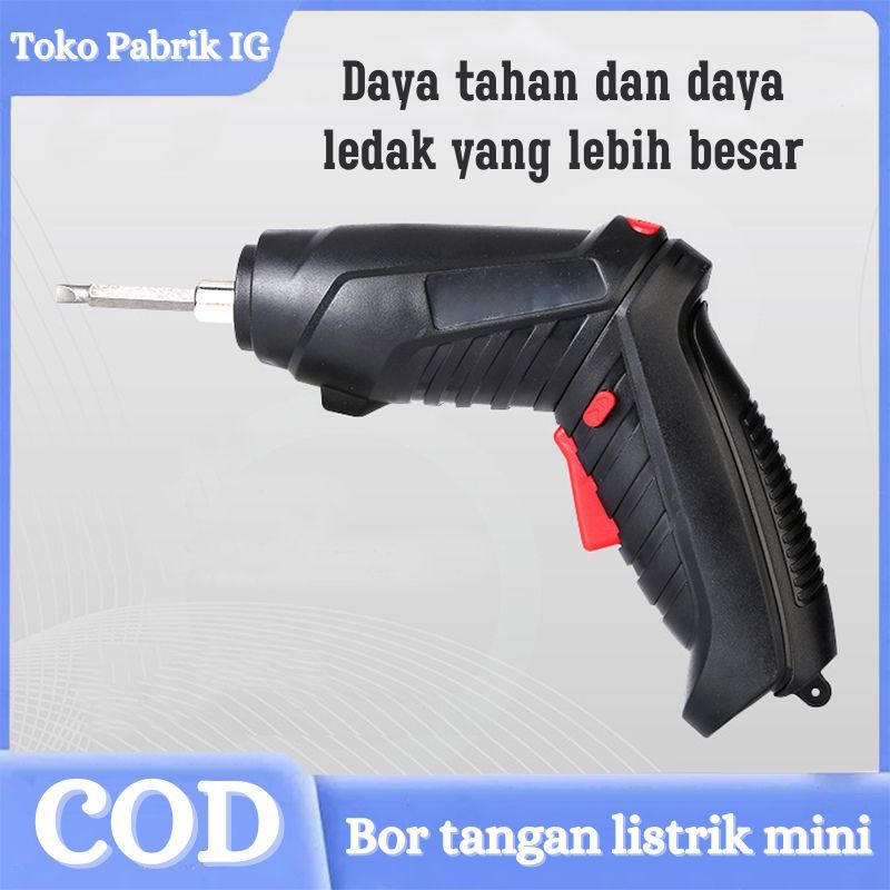 Jual Bor listrik mini genggam, alat lithium bor listrik mini pistol ...