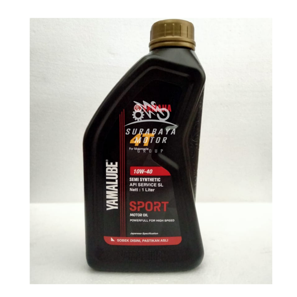 Jual Oli Yamalube Sport 1L 10W 40 Semi Synthetic API SL Mesin Motor 4T ...