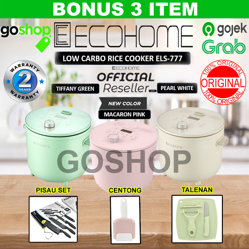 Jual Ecohome Low Carbo Rice Cooker ELS 777 Low Sugar Ricecooker