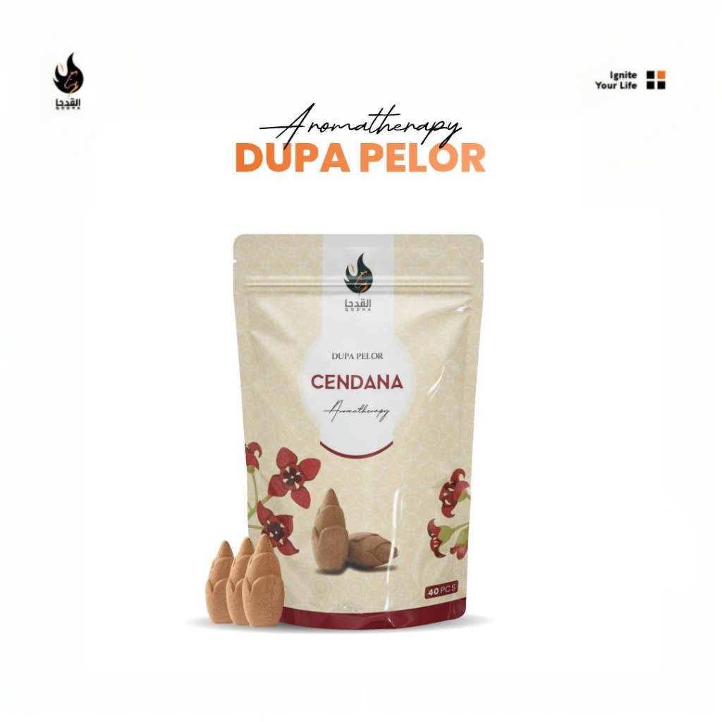 Jual Dupa Pelor QODHA Aromatic CENDANA Asap Bawah Isi 40 Pcs Bukhur ...