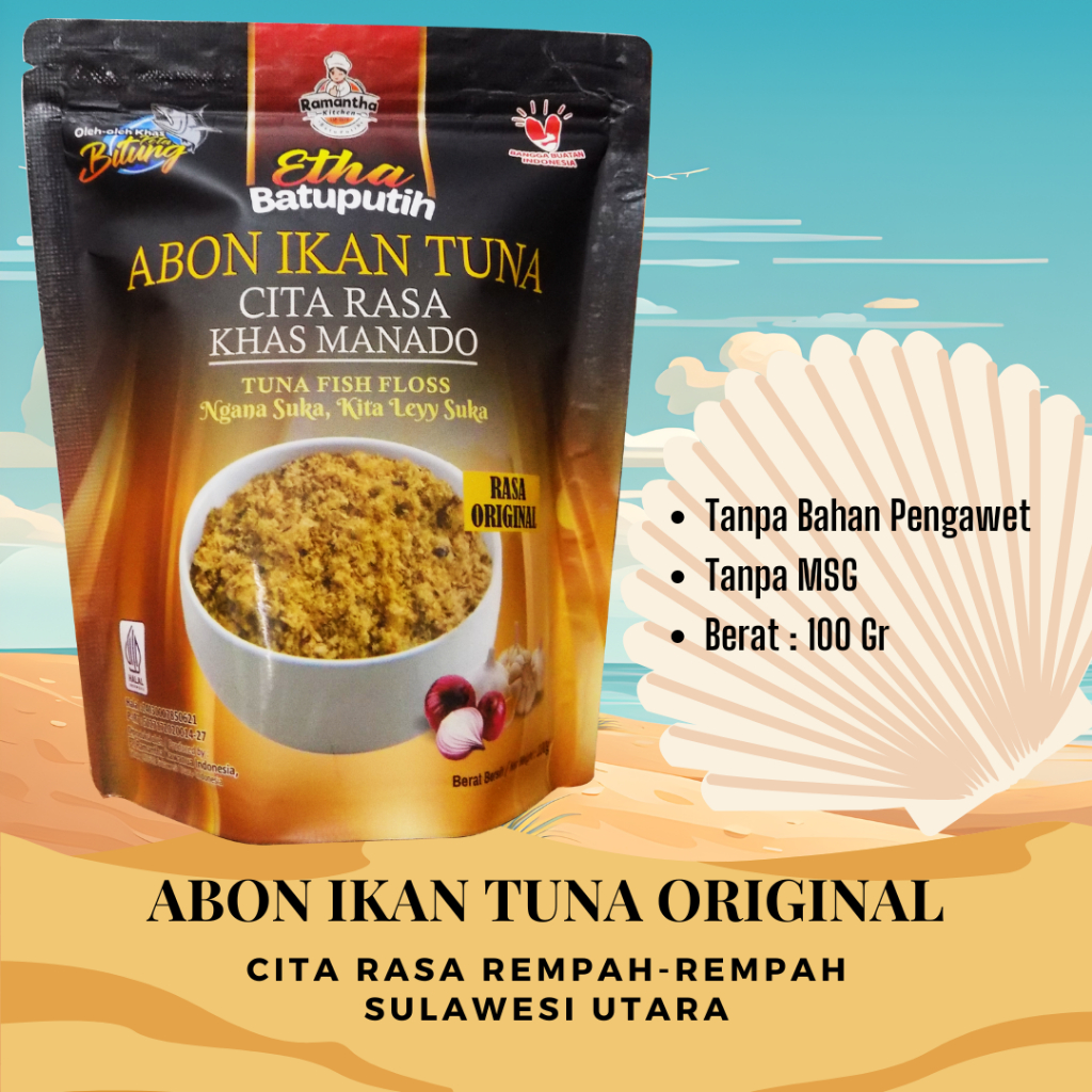 Jual RAMANTHA ABON TUNA ORIGINAL KHAS MANADO, 100g | Shopee Indonesia