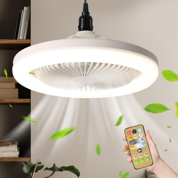 Jual Kipas 2 in 1 Multifungsi - LED Fan Light + Lampu Gantung | Shopee ...