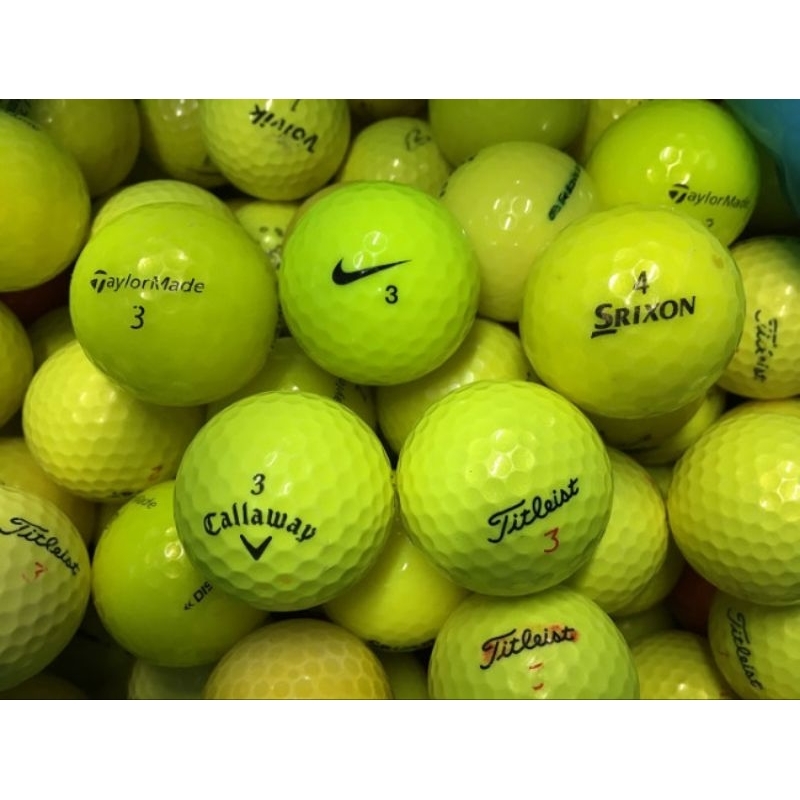 Jual Bola Golf Kuning Grade A Super Isi 12 | Shopee Indonesia