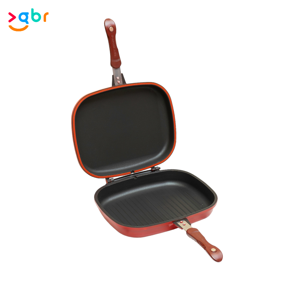 Jual DOUBLE PAN JUMBO 32CM ANTI LENGKET/DOUBLE FRYPAN | Shopee Indonesia
