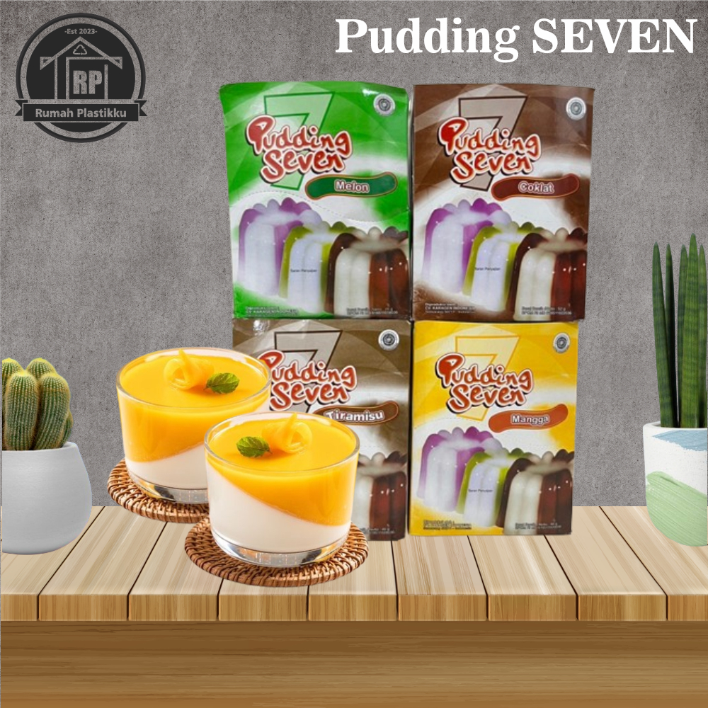 Jual Puding Seven / Puding Sachet 46gr / Rasa Coklat, Mangga dan ...