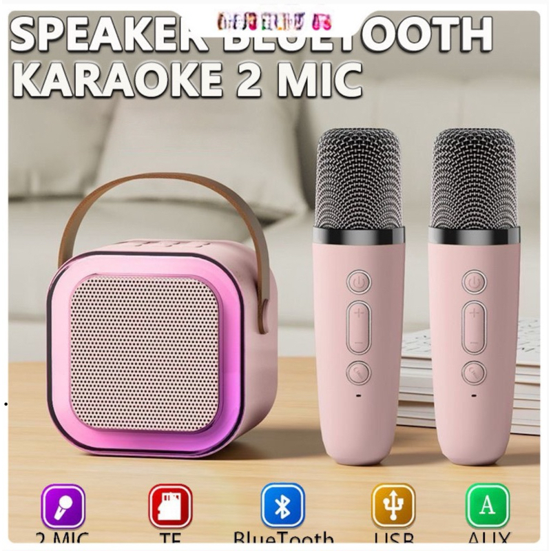 Jual Speaker Bluetooth Plus Mic Actual Bluetooth Mini Speaker Karaoke ...